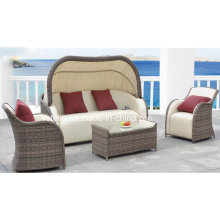 PU &amp; Rattan Wicker Patio Outdoor Garten Sofa Set